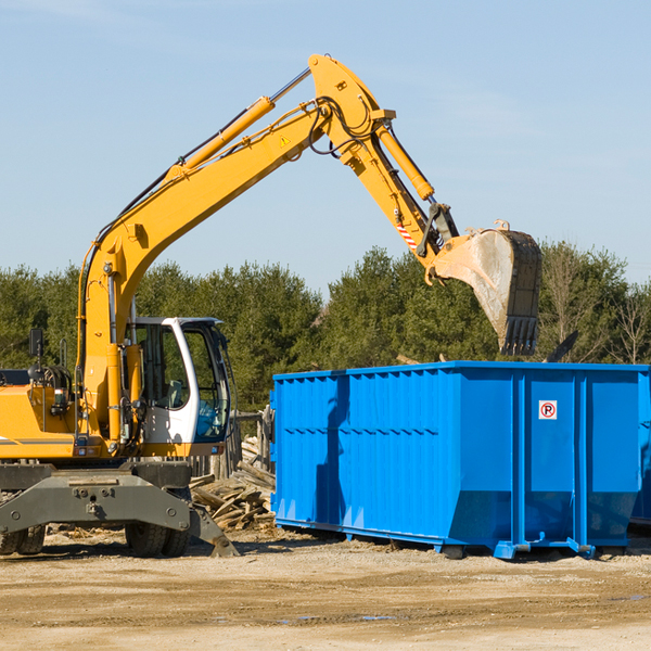 what kind of customer support is available for residential dumpster rentals in Bibb County AL